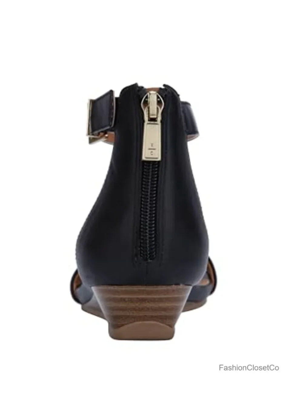 2 Piece Wedge Sandals Ortholite Foam Footbed Adjustable Ankle Strap